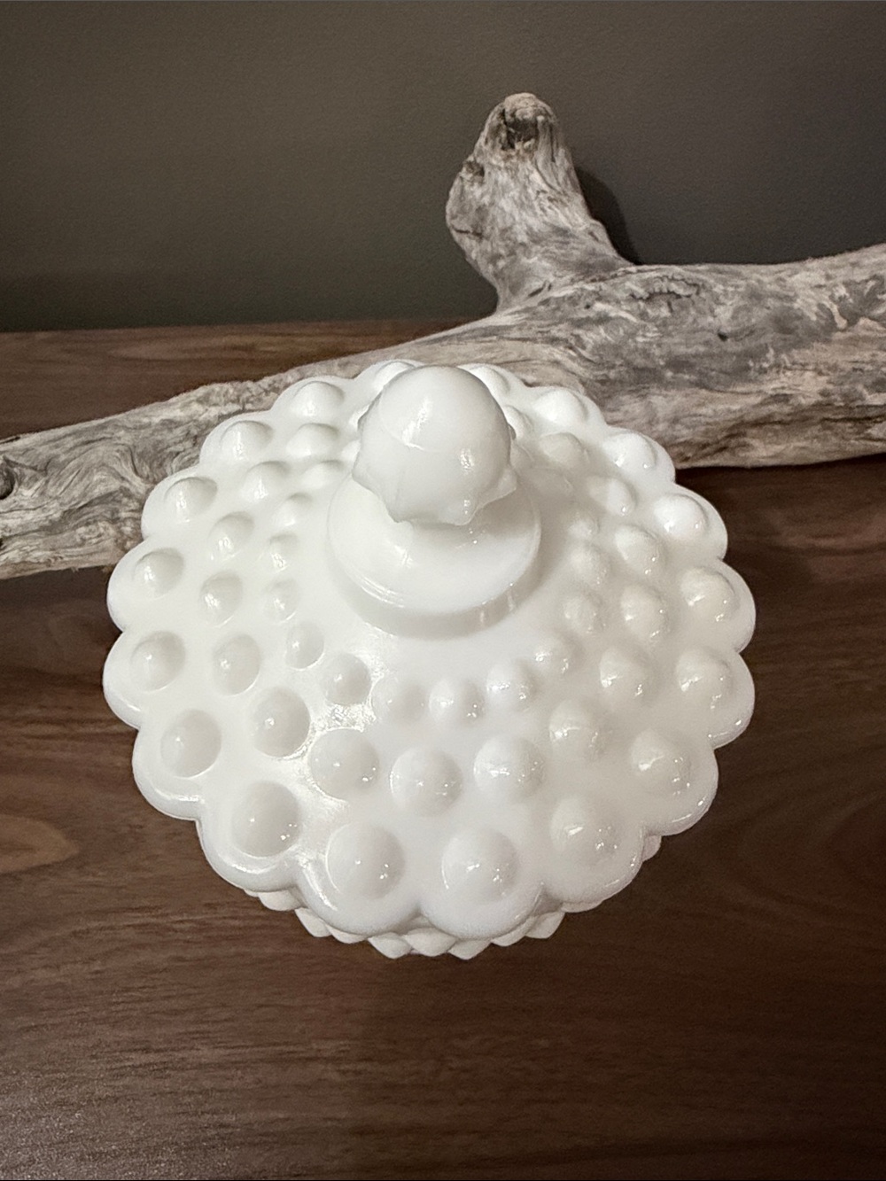 Fenton Hobnail Vintage Candy Dish w/Lid - Picture 2 of 5